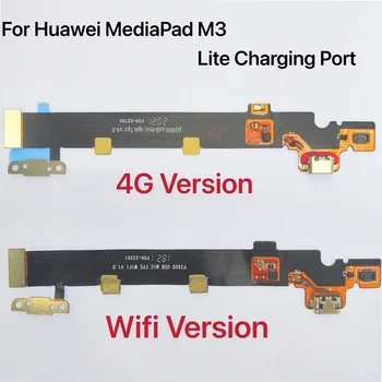 Nabíjanie pomocou pripojenia USB Port Konektor Rada Pre Huawei MediaPad M3 Lite 10 Flex Kábel, Náhradný Diel