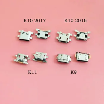 50pcs/veľa Nabíjačku USB Konektor Konektor Zásuvka Údaje Nabíjací Port Chvost Konektor Pre LG K9 K10 K11 K4 2017 K10 2016 K12