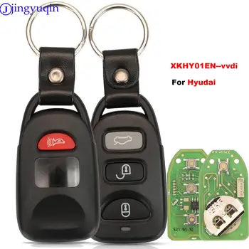Xhorse jingyuqin XKHY01EN Drôt Diaľkové Auto Kľúč Pre Hyundai 3 Tlačidlá+1 anglická Verzia VVDI 4Buttons