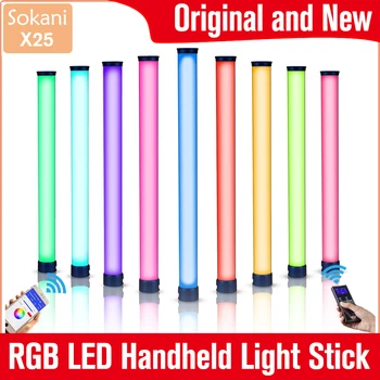 Sokani X25 RGB Farebné Lampa LED Video Svetlo Ručné Svetlo Stick 25W Fotografické Svetlo RGB Tube Light pre Foto/Štúdio/Video
