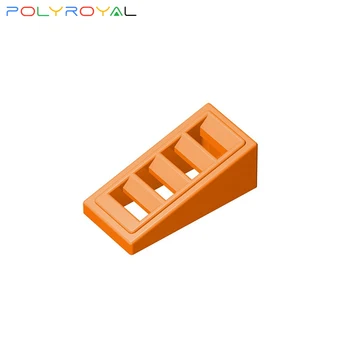 Stavebné Bloky Technicalal Časti 2x1x2 naklonený tehla s 4 mriežka Vzdelávacie Kompatibilný S značiek hračky pre deti 61409