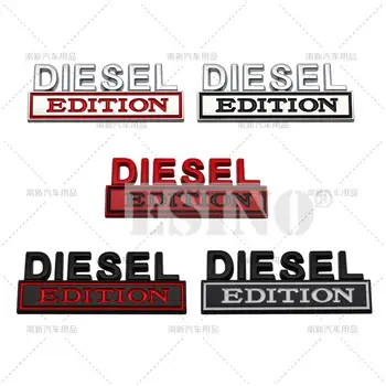 Auto Styling 3D Diesel Edition Kovové Chrome Zliatiny Zinku Lepidlo Znak Dekoratívne Odznak Zábavné Odtlačkový Auto Príslušenstvo