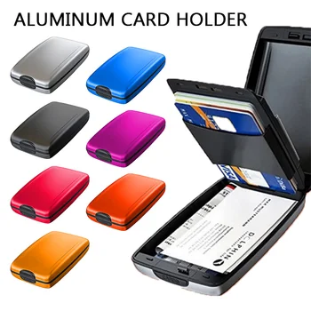 Prípade Peňaženky Ochrany-Držiteľ Business-Card RFID Kovové Úverové Blokovanie Hliníkové 1PC Anti-Scan