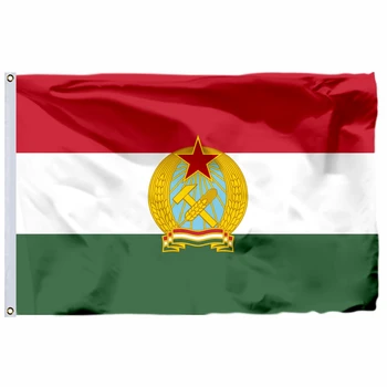 Maďarsko (1949-1956) Vlajka 90X150CM 3X5FT 100D Polyester Dvakrát Prešité Vysokej Kvality Banner Ensign Doprava Zadarmo