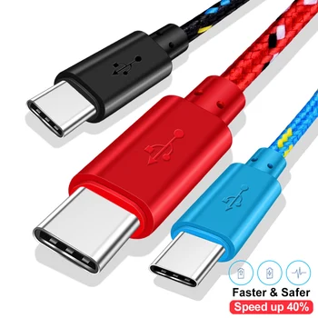 Maerknon USB Typu C Kábel Nylon Rýchle Nabíjanie Dátový Kábel pre Samsung S22 Oneplus 9 xiao Huawei Mobilný Telefón, Typ-c, USB-C Káble