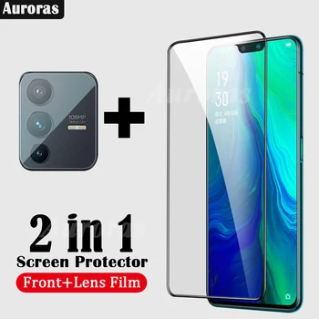 Auroras 2 v 1 Filmu Pre VIVO V23 Pro 5G Screen Protector Tvrdeného Skla Pre VIVO V23E 5G Objektív Chránič Sklo Film