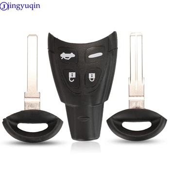 jingyuqin 4 Tlačidlá Diaľkového Kľúča Vozidla púzdro Kryt Pre SAAB 93 95 9-3 9-5 WF Gumy, Mäkké Tlačidlá Nahradenie Keyless Smart Key