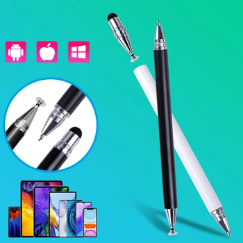 3 v 1 Stylus Pen Univerzálny Kreslenie Tablet Kapacitný Displej Dotykové Pero pre Mobilné Telefón Android Smart Ceruzka Príslušenstvo