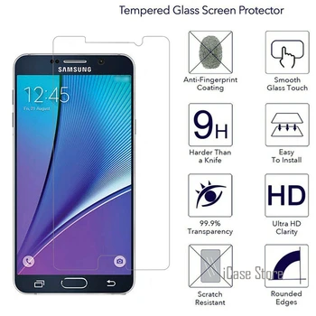 9H Hardess Tvrdeného Skla Screen Protector Samsung Galaxy Note 2 / Poznámka 3 / Poznámka 4 / Poznámka 5 / Note3 Neo Lite Ochranný Film