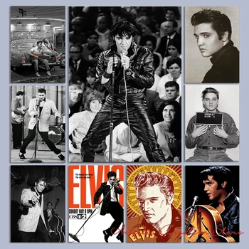 Elvis Presley-Zaradenie Plagáty Klasické Umelecké Plátno na Maľovanie a Tlač Obrázkov Moderné Nordic Rodina Spálne Domova Cuadros