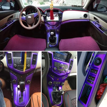 Pre Chevrolet Cruze Interiéru Centrálny Ovládací Panel Dverí Rukoväť 3D/5D Uhlíkových Vlákien Nálepky, Nálepky Auto Styling Accessorie