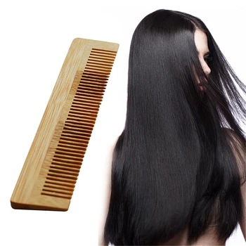 1PC Vysoko Kvalitných Masážnych Jednorazové Drevený Hrebeň Bambusu Vlasy Vent Brush Kefy na Vlasy Starostlivosť A KÚPEĽNÚ Masér