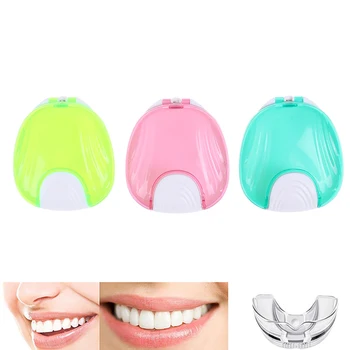 1Pcs Zubné Falošné Zuby Čistenie Box Protézy Vaňa Nádoby Držiak Držiak Prípade Protézy Box Falošné Zuby Zahŕňa 2022
