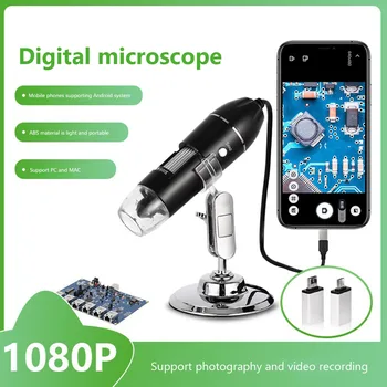 1600X/1000X/500X Digitálny Mikroskop Kamery, Prenosné 3in1 USB Elektronický Mikroskop Ploche Spájkovanie Telefón Opravy Nástroj zväčšovacie sklo