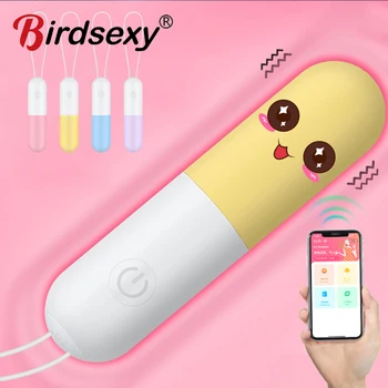 Sexuálne Hračky, Bluetooth Dildo Vibrátor pre Ženy Bezdrôtové APLIKÁCIE, Diaľkové Ovládanie Prenosné Vibračné Vajíčko Nohavičky Hračky pre Pár Sex Shop