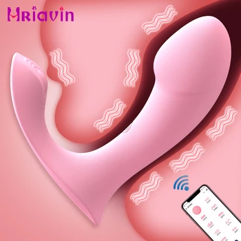 10 Rýchlosť APLIKÁCIE Kontrolované Vaginálne Vibrátory G Mieste Análny Vibračné Vajíčko Masér Nositeľné Stimulátor Dospelých, Sexuálne Hračky pre Ženy, Pár
