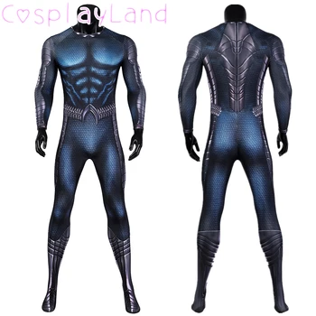 Najnovšie Aquaman Arthur Kari Cosplay Oblečenie 3D Vytlačené Kostým Tvárny Kombinézu Halloween Kostým pre Mužov Jumpsuit