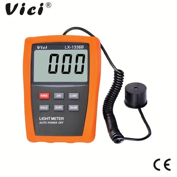 Vici Digital Light Meter 10-200000 cd/m2 Lux Tester Lineárne UV Jas Detektor Pre Oko CRT TV LED Displej Data Hold