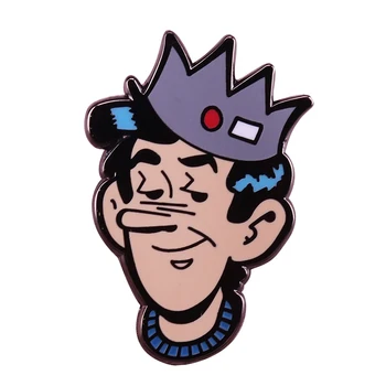 Riverdale Jughead Jones pin koruny klobúk s tlačidla červené a biele značky brošňa čiapočku whoopee spp odznak Archie comics fanúšikov darček