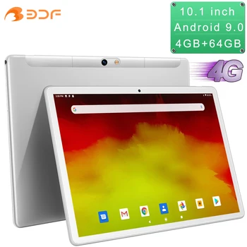 Nový 10.1-Palcový Tablet PC Octa Core, 4GB RAM, 64 GB ROM Android 9 Google Play Dual Siete, SIM Karty, Bluetooth, WiFi Tablety Typ-C
