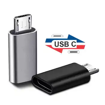 Micro USB OTG Adaptér Micro USB Na USB Typu C Adaptér Pre Xiao Huawei, Samsung USB napájací Adaptér Micro USB OTG Konvertor