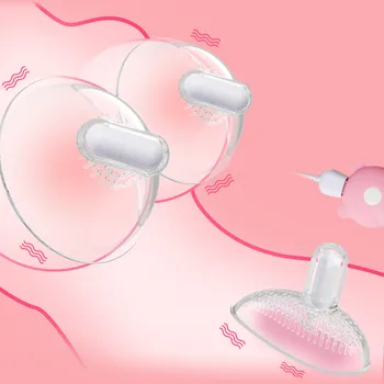 10 Frekvencia Prsné Bradavky Bulík Bradavky Mačička Klitorisu Masér 3 V 1 Čerpadlo Sexuálny Stimulátor Zväčšovacieho Prístroja Vibrácií Hračky Pre Ženy