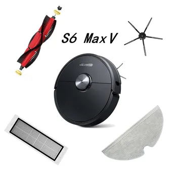 Umývateľný Diely pre Roborock S6 MaxV Max V Robot Vysávač Kefa Filter Mop Handričkou Koliesko
