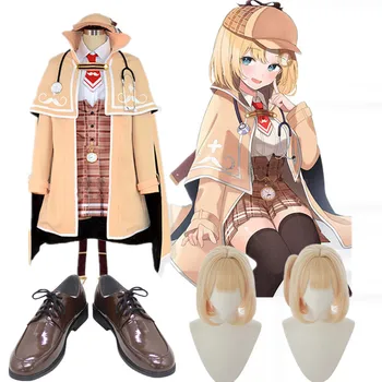 Horúce Anime VTuber Hololive Watson Amelia Cosplay Kostým Krásne Školskú Uniformu Činnosť Strany Úlohu Hrať Oblečenie Anime Oblečenie