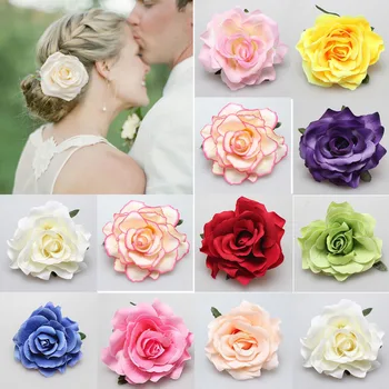 Krásne Bohemia Textílie Rose = Kvetinový Tvar Brošňa Kolíky Pre Svadobné Svadobné Party Príslušenstvo Šperky