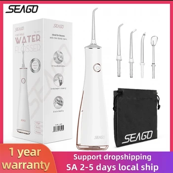 SEAGO Vody Flosser Zubné prúd Vody SG8001 USB Nabíjateľné Nepremokavé Zuby Čistič pre Teenages