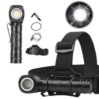 P8 LED Zoom 18650 Svetlomet Svetlometu USB Baterka Kempovanie Cyklistické Vedúci svetlo Baterky Lampy Pracovné Svetlo s Klip a Chvost Magnet
