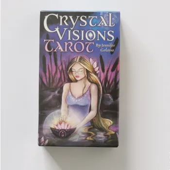 nové Tarot karty videní palube tajomné veštenie Crystal Vízie tarot paluba, pre ženy, dievčatá karty hry doskové hry