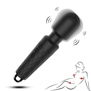 EXVOID Silikónové AV Stick Vibrátor Dilda pre Ženy Silný Čarovná Palička Stimulátor Klitorisu Sexuálne Hračky pre Ženy G-spot Masér