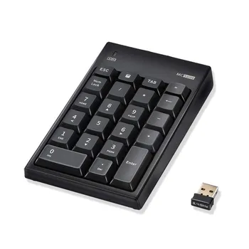 ONLIST 2.4 G bezdrôtový digitálny klávesnice počítača USB bezdrôtová mini klávesnica obchodné 22 keyswireless digitálny keyboard MC61AG