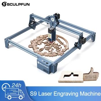SCULPFUN S9 90W CO2 efekt laserové rytie stroj s Vysokou presnosťou drevo, akryl laser rytec fréza 410x420mm rytie Oblasti