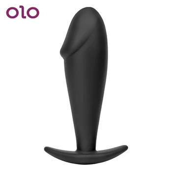 OLO Silikónový Análny Plug Pošvy Stimulovať Masáž Prostaty Prenosné G-Spot Zadok Plug Sexuálne Hračky Pre Ženy, Mužov, Gay