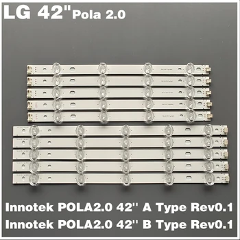 10pcs Podsvietenie LED Pásy pre LG INNOTEK POLA2.0 42
