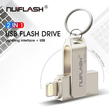 Originálne Flash Disk 128 gb kapacitou 256 GB iXpand Go USB 3.0 kl ' úč Memory Stick Kovové OTG Dual Slot U Diskov Pre iPhone/iPad/PC