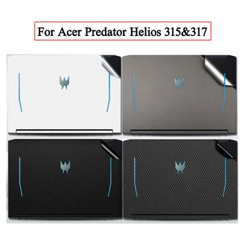 Pre-Cut Notebook Nálepky Kože pre Acer Predator Helios 300 PH 315-55 54/53/52 Uhlíkových Vlákien Vinyl Kryt Kotúča, Film pre 317-54 53