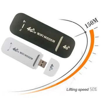 4G LTE Bezdrôtové pripojenie USB Dongle Mobile Broadband 150Mbps Modem Stick Sim Kartu Wireless Router, Modem USB Stick Sieťová Karta