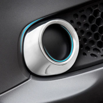 Pre Mercedes Nové 2015 Smart Fortwo 453 Chrome Prednej Mriežky, Predné Hmlové Svietidlo Dekoratívne Kryt Auto Vonkajšie Časti Prerobit Príslušenstvo