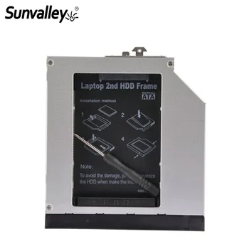 Sunvalley 12,7 mm 2. HDD Alumium Caddy SATA 2,5 Palcový SATA Hrad Disku Kryt pre HP 8560W HD8560W-SS