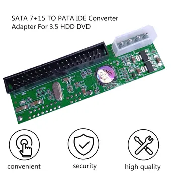 SATA NA IDE PATA Converter Adaptér Plug&Play Module Support 7+15 Pin 3.5/2.5 HDD SATA DVD Adaptér