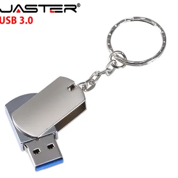 JASTER laser vlastné kovové flip USB 3.0 memory stick usb flash disk 128 GB 64 GB 16 GB 32 GB 4 GB kl ' úč (viac ako 10 zadarmo logá)