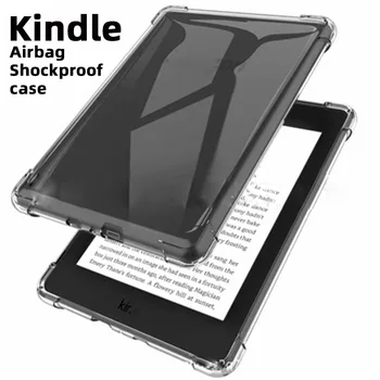 Jasné Kryt pre Kindle Prípade KPW4 Paperwhite 5 2021 Silikónové Shell pre Kindle KPW5 Shockproof Ochranné Paperwhite 4. - 10. roku 2018