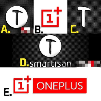 OnePlus Smartisan 5G Apple LOGO Nálepky Na Notebook, Tablet PC Desktop Počítač, Mobilný Digitálny Fotoaparát Osobné DIY Dekorácie