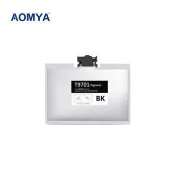 Aoyma T9701 BK 780ML Atramentových Kaziet S Pigmentovými Atramentovými A Čip Pre Epson WorkForce Pro WF-M5299/M5799 tlačiareň