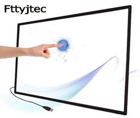 Fttyjtec 60 palec IČ touch screen overlay 20 dotykové body multi Infračervené dotykové obrazovky rám pre LCD monitor