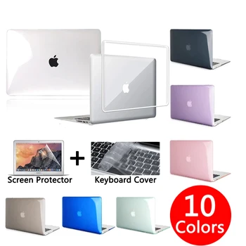 Crystal Notebook Ochranné puzdro Pre Apple 2021 Macbook Pro Retina 14 M1 Čip A2442 Vzduchu 11 12 13 Prípade pre Macbook 2020 Pro13 A2338