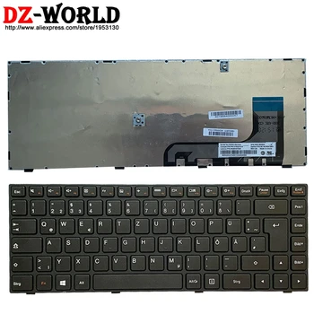 Nový, Originálny DE nemecká Klávesnica pre Lenovo Ideapad 100-14IBY Notebook Teclado 5N20J30757 PK131EQ1A19 5N20H47049